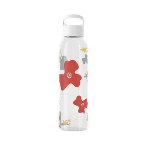 Abstract Flowers Water Bottle
