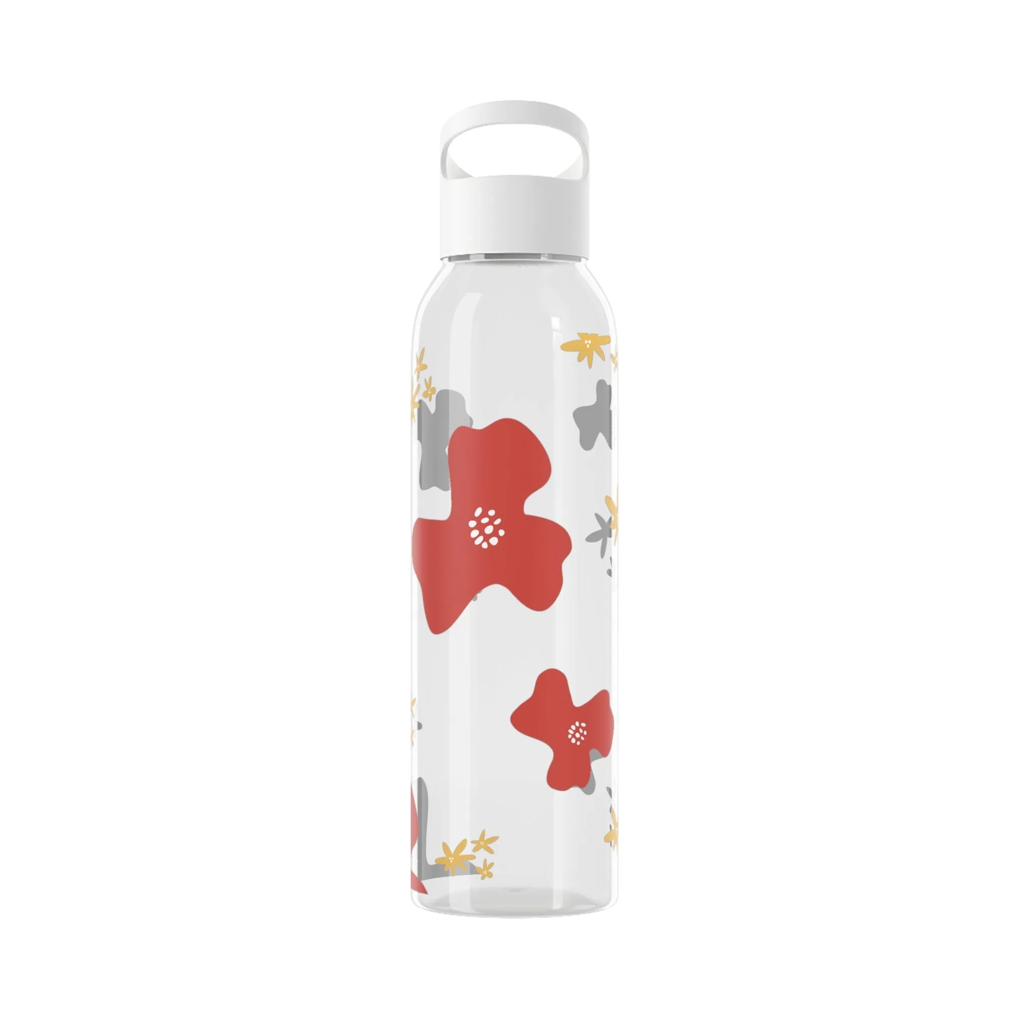 Abstract Flowers Water Bottle