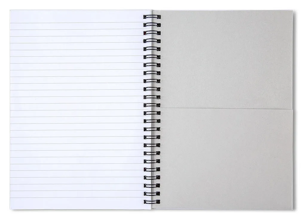 Abstract Morning Textured - Spiral Notebook
