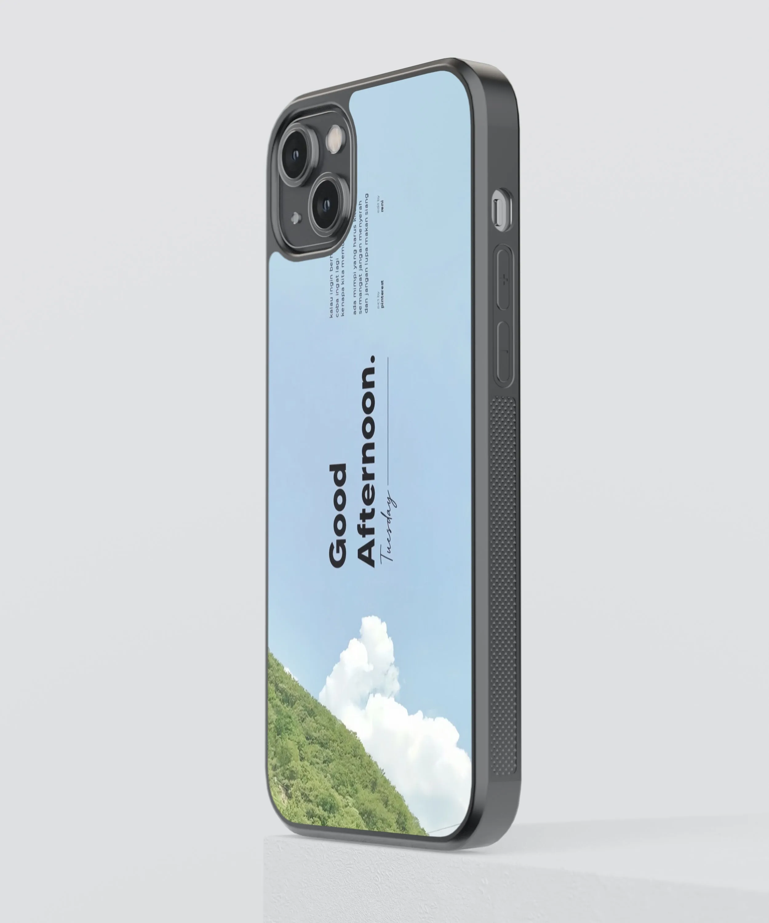 Afternoon Abstract Glass Phone Case Cover