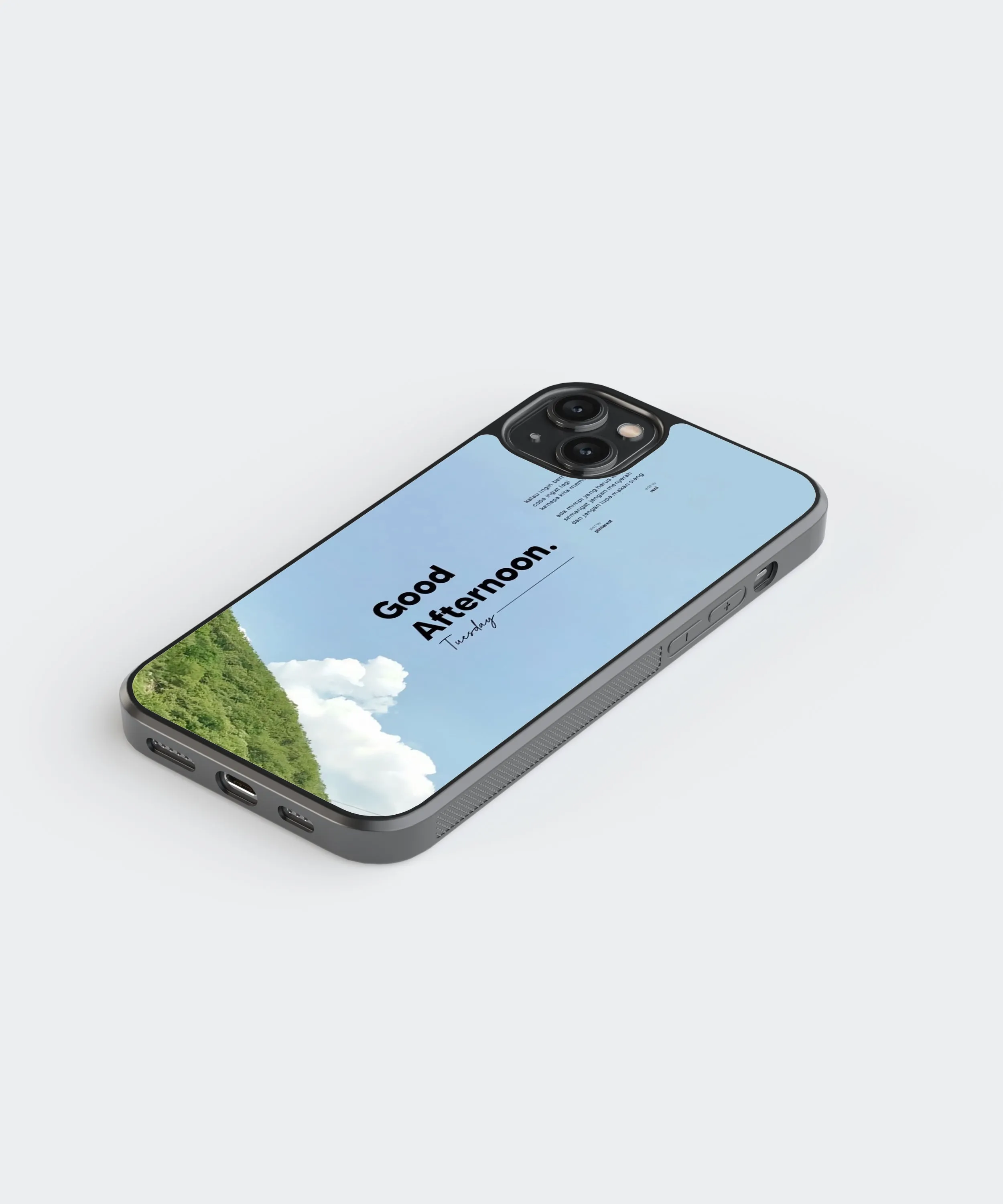 Afternoon Abstract Glass Phone Case Cover