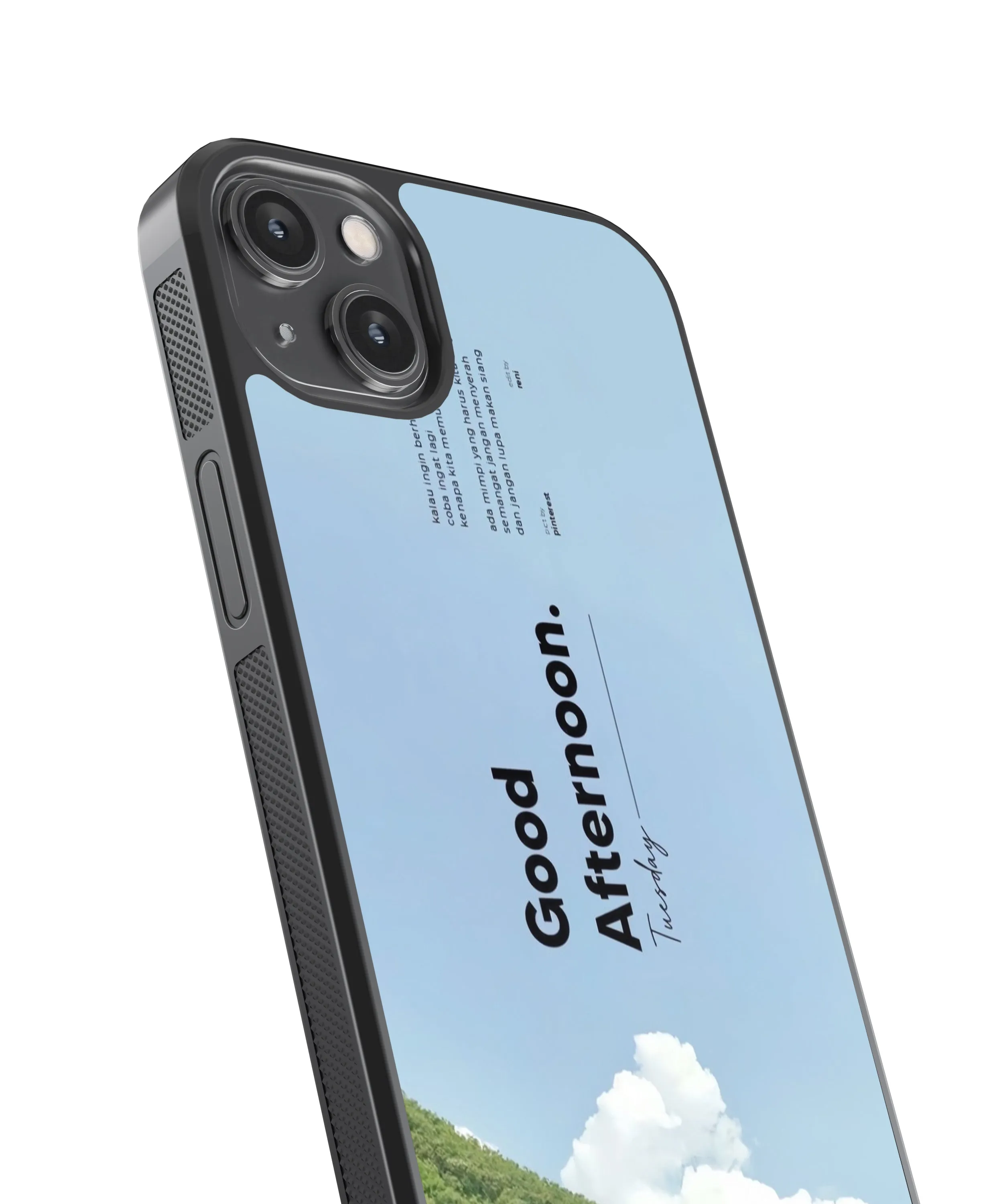Afternoon Abstract Glass Phone Case Cover