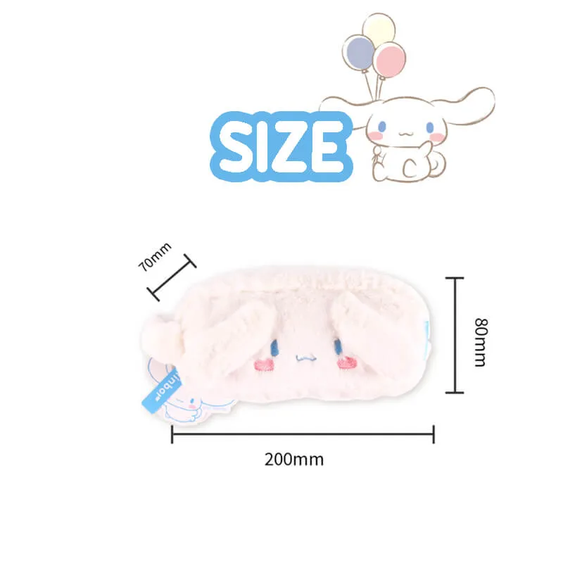 Cinnamoroll Portable Fluffy Pencil Case White