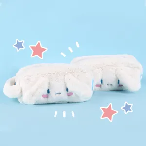 Cinnamoroll Portable Fluffy Pencil Case White