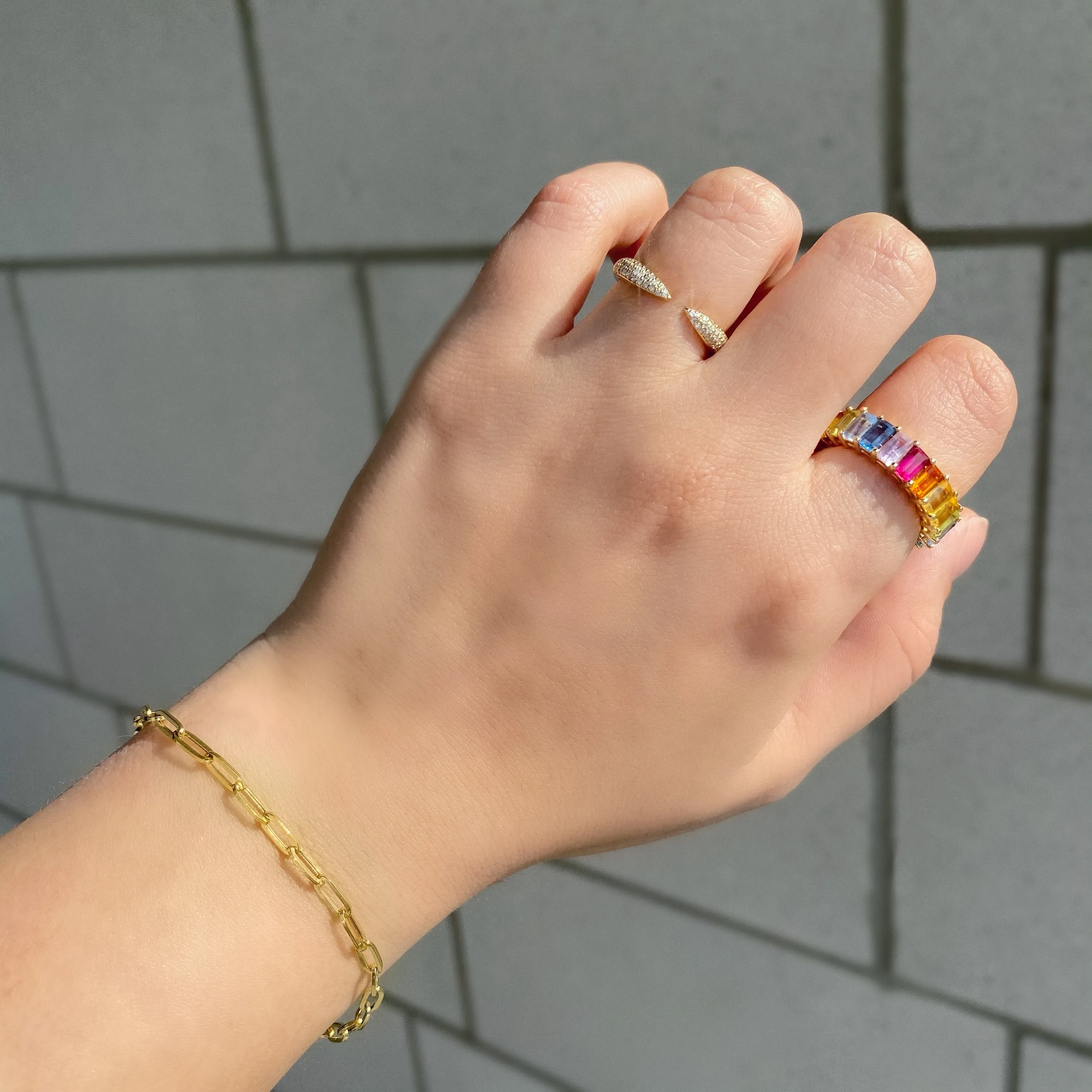Diamond Cuff Ring