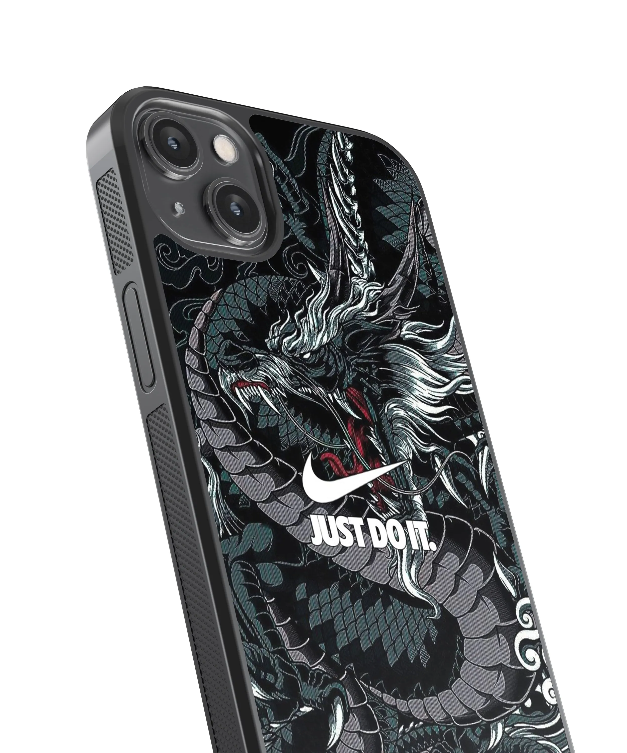 Dragon Swoosh Abstract Glass Phone Case Cover