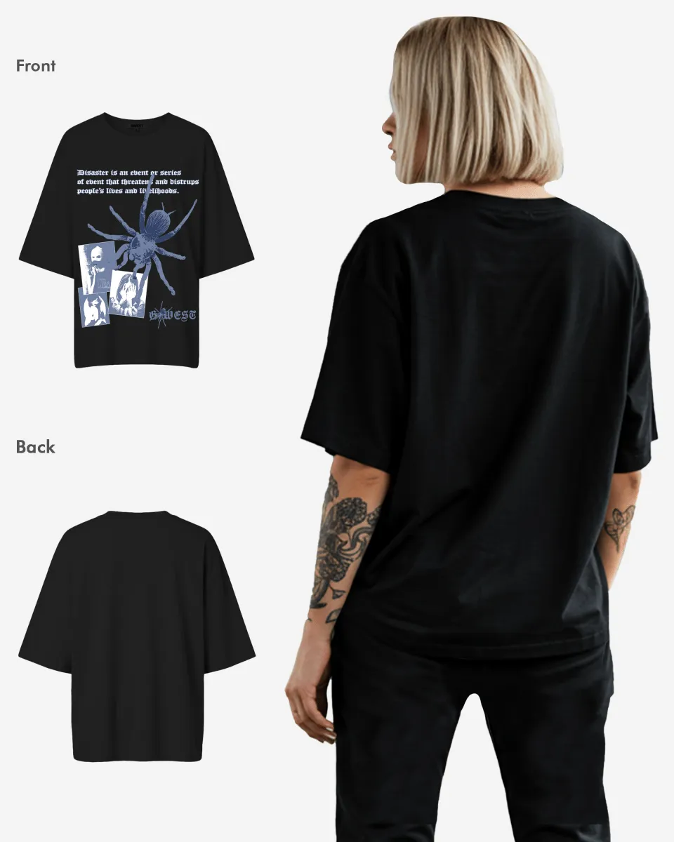G West Oversized Big Spider Life Style Tee - WOMEN