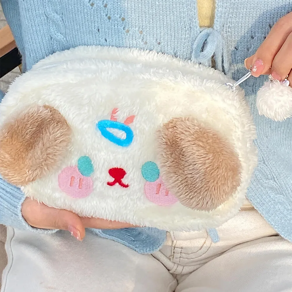 Hairpin Puppy Fluffy Pen Pouch