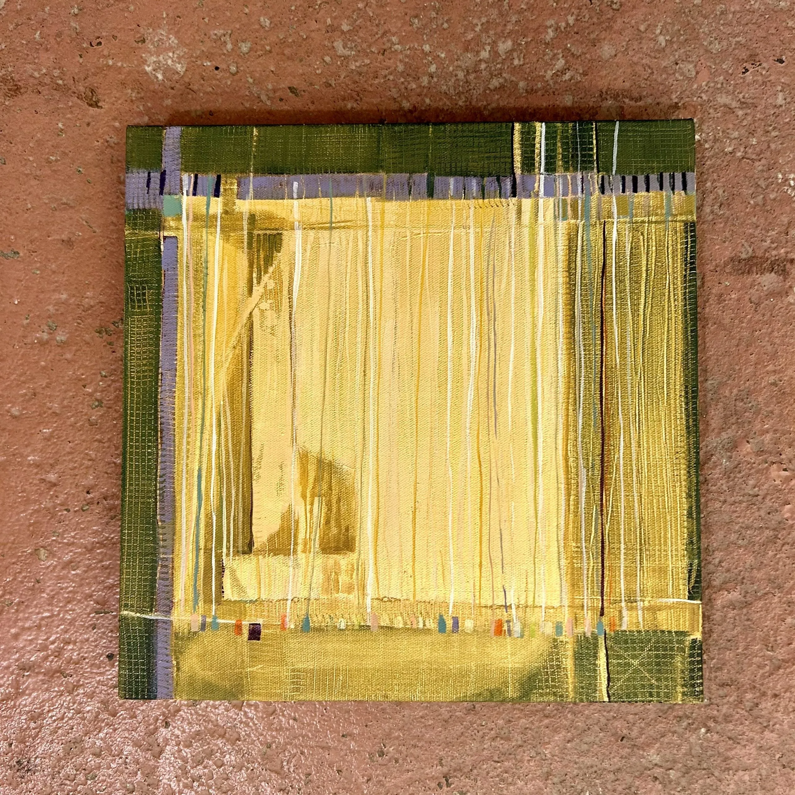 Jacqueline Kluver Original Art, "117th Element" Abstract, Acrylic on Canvas