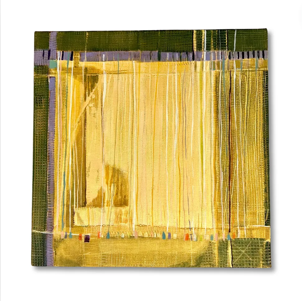 Jacqueline Kluver Original Art, "117th Element" Abstract, Acrylic on Canvas