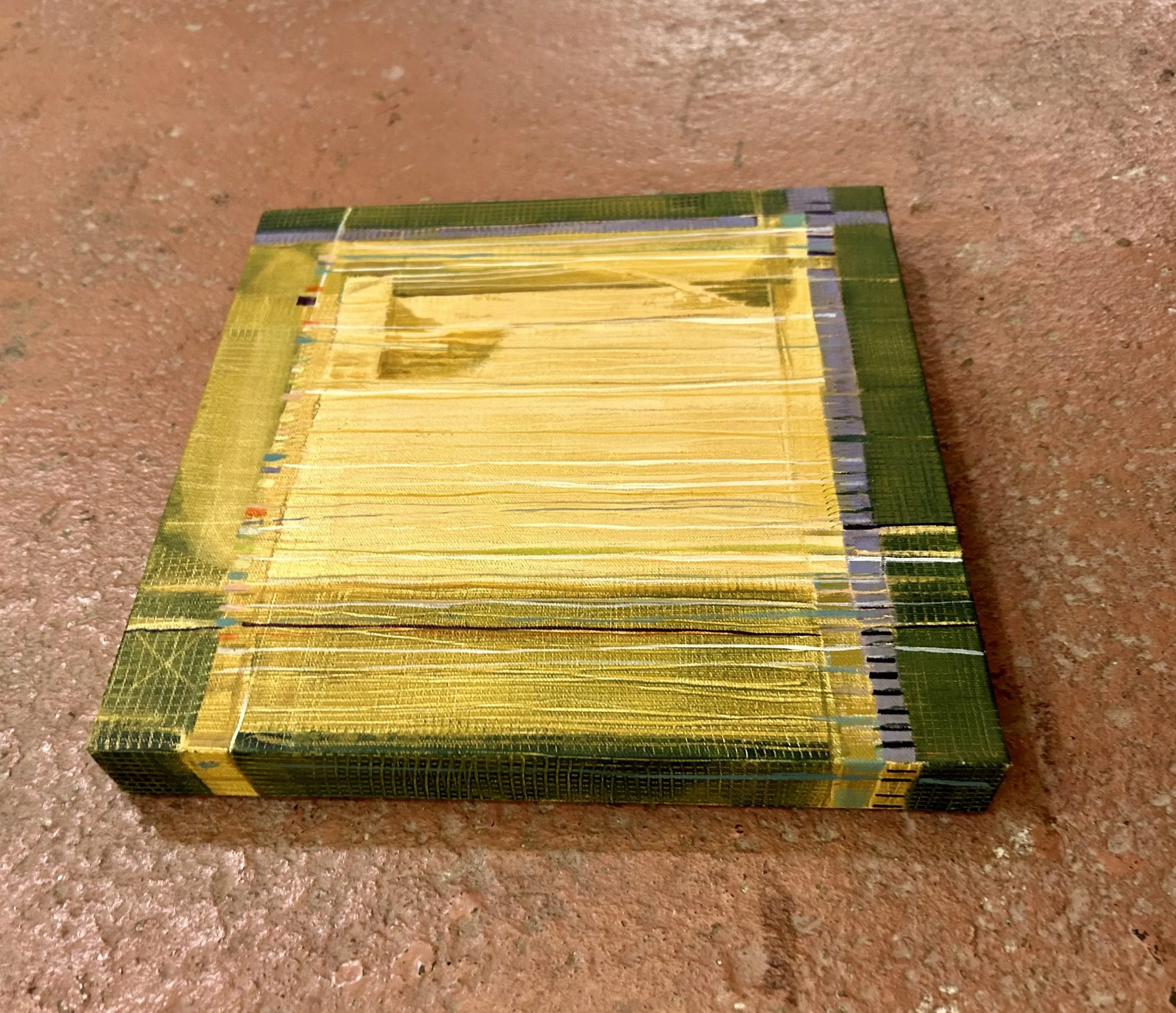 Jacqueline Kluver Original Art, "117th Element" Abstract, Acrylic on Canvas