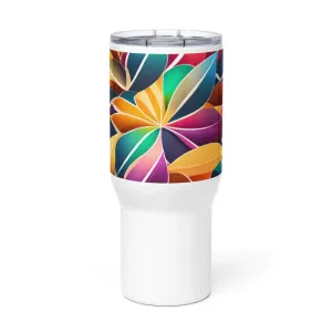 Sip in Style with This Wild Abstract Stainless Steel Travel Mug