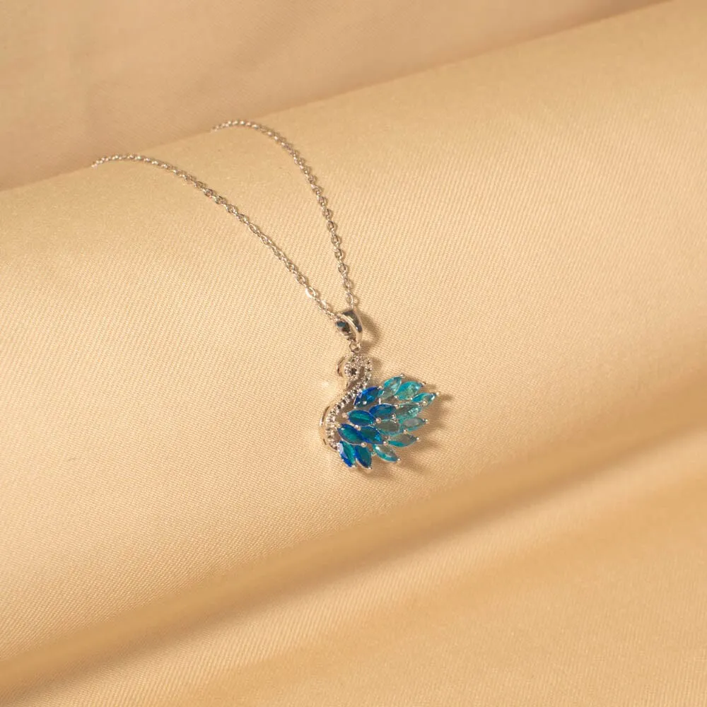 Swan Lake Pendant Set - Blue - Edgy Collection