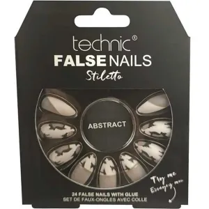 Technic False Nails Stiletto Abstract