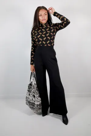Trophy on Black Turtleneck (Small)
