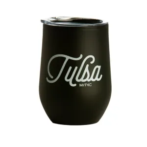 Tulsa Script Wine Tumbler