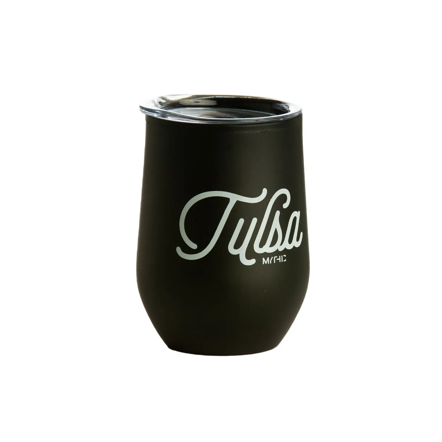 Tulsa Script Wine Tumbler