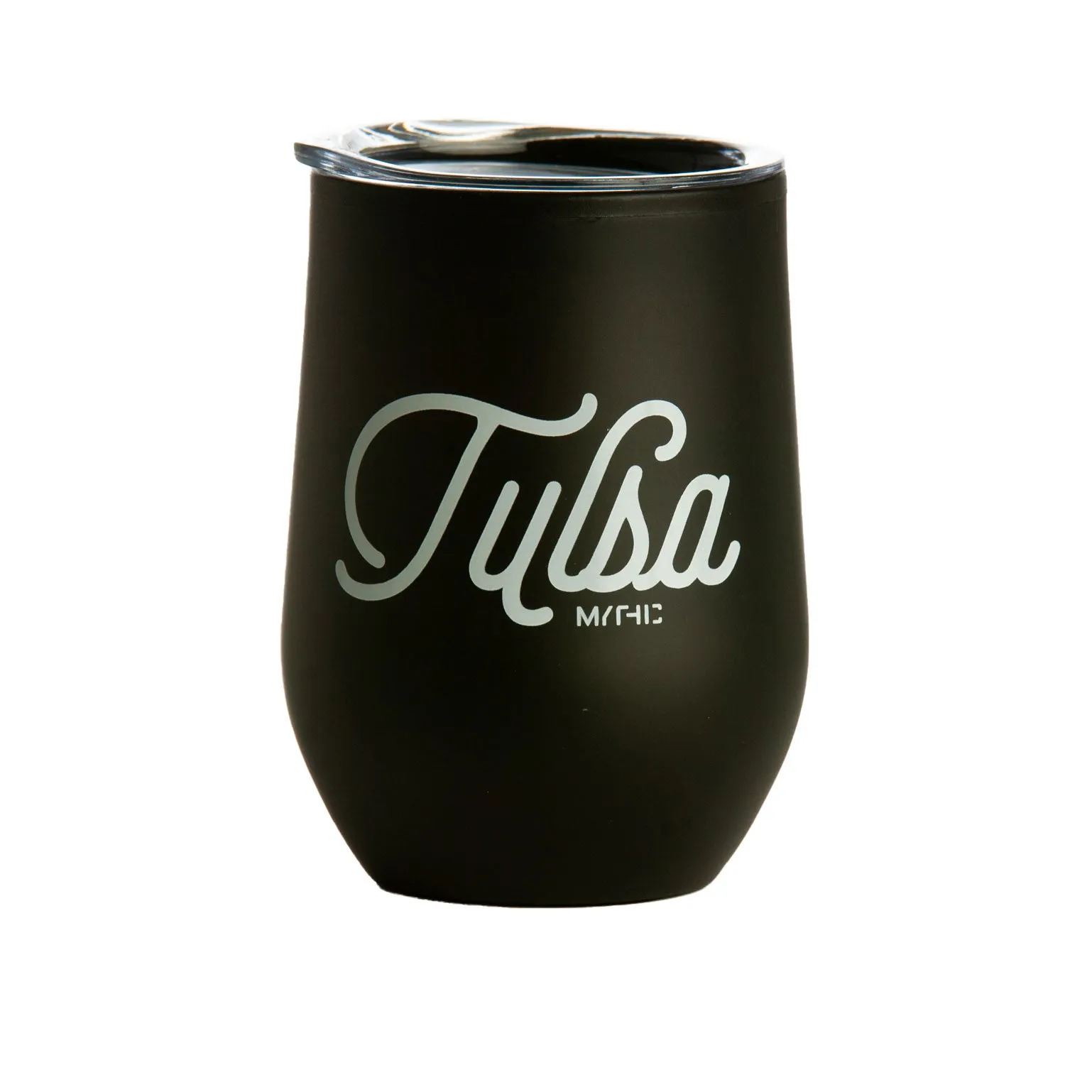 Tulsa Script Wine Tumbler
